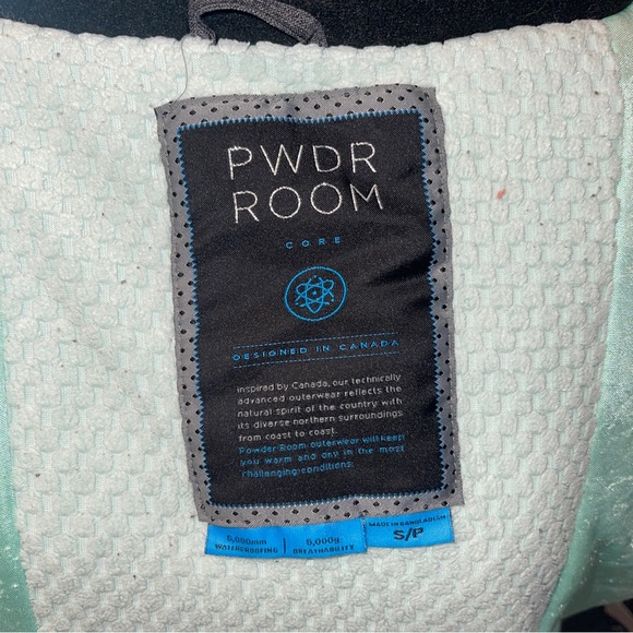 Core Powder Room Jacket Womens Gray Snowboarding 5000mm Size Small - Picture 6 of 10